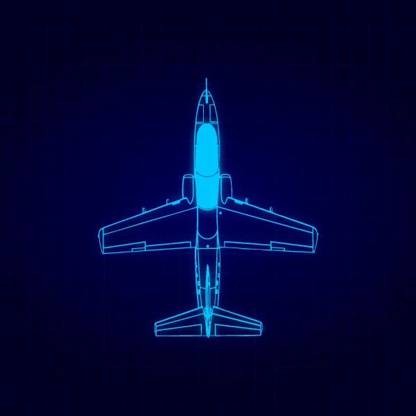 Blueprint of jet S211