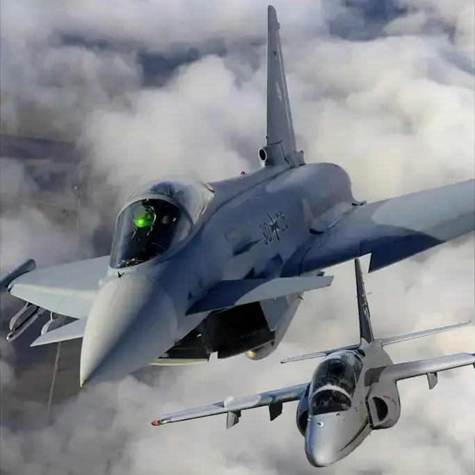 Two jets in the sky